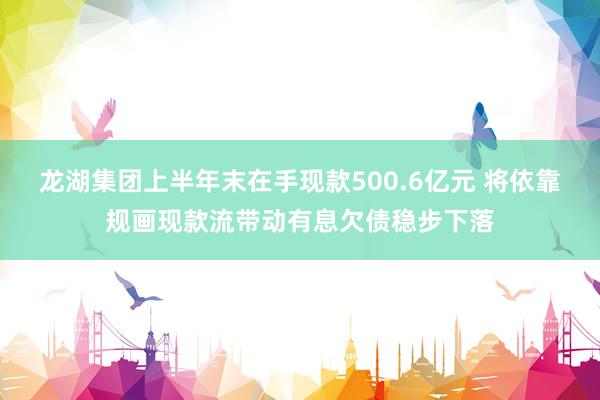 龙湖集团上半年末在手现款500.6亿元 将依靠规画现款流带动有息欠债稳步下落